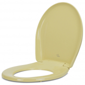 Bemis 200SLOWT (Harvest Gold) Premium Plastic Soft-Close Round Toilet Seat Bemis